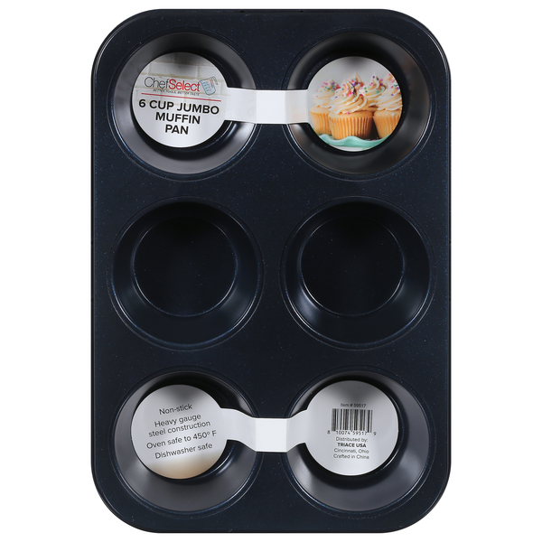 ChefSelect 6 Cup Jumbo Muffin Pan
