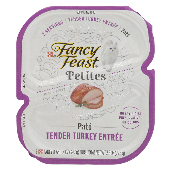 Save on Fancy Feast Petites Pate Wet Cat Food Tender Turkey Entree 2