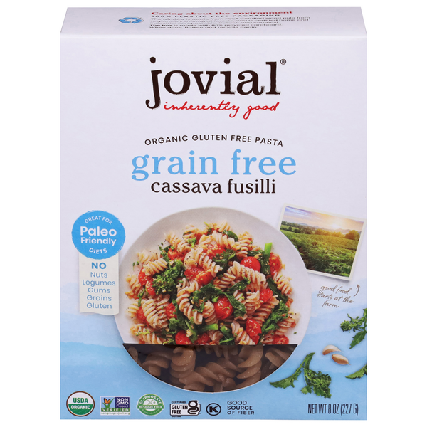 Save on jovial Organic Grain Free Cassava Fusilli Pasta Order Online