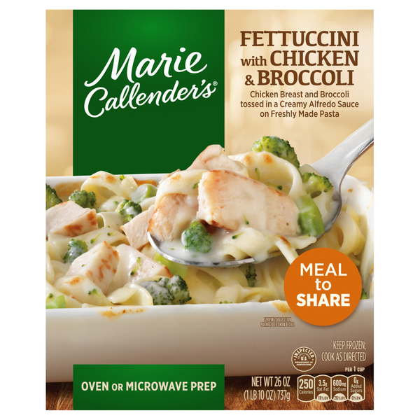 Marie Callender's Fettuccini with Chicken & Broccoli Frozen Meal to Share