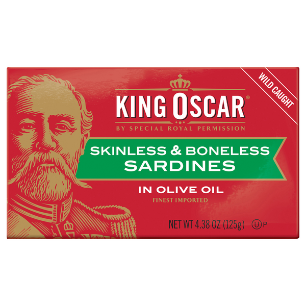 Save on King Oscar Sardines in Olive Oil Skinless & Boneless Order