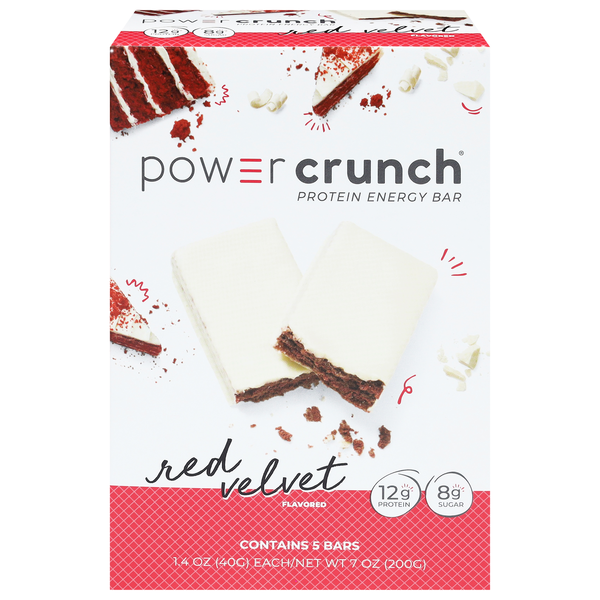 Power Crunch Red Velvet 12g Protein Energy Bars - 5 ct