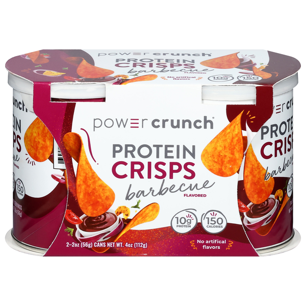 Power Crunch Barbecue Flavored Protein Crisps - 2 ct