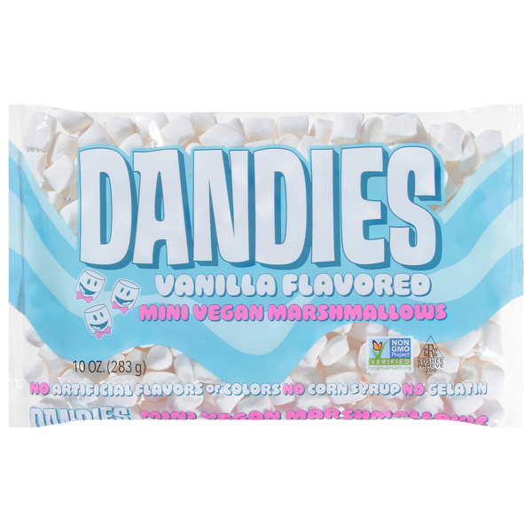 Dandies Gluten Free Vegan Vanilla Flavored Mini Marshmallows
