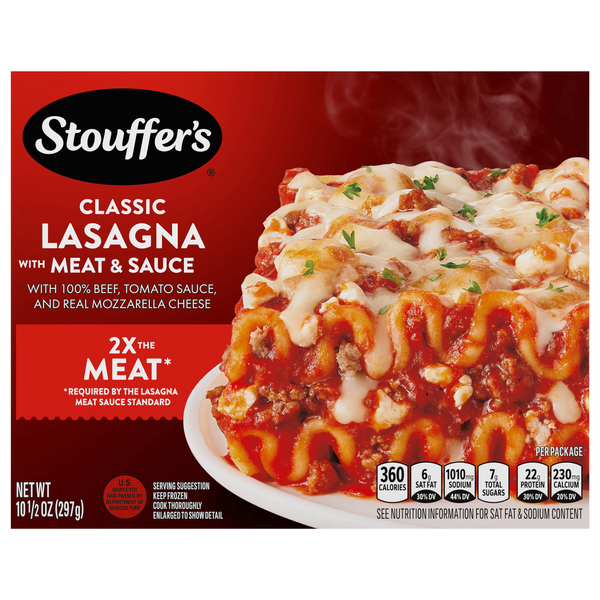 Stouffer's Lasagna with Meat & Sauce Frozen Meal