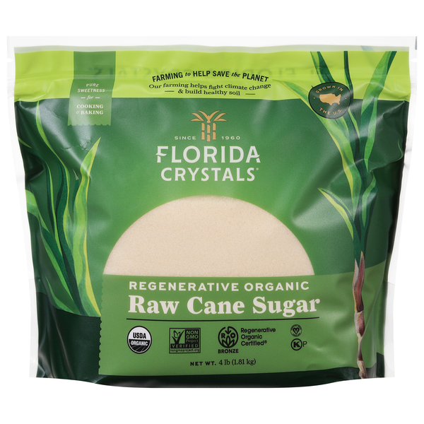 Florida Crystals Regenerative Organic Raw Cane Sugar