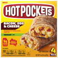 HOT POCKETS Bacon Egg & Cheese Croissant Crust Sandwiches - 4 ct Frozen