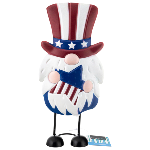 Smart Living Patriotic Gnome Decor Star