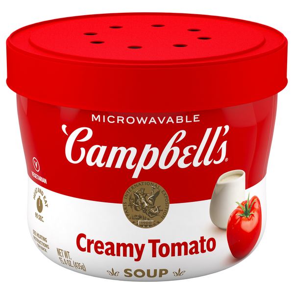 Campbell's Creamy Tomato Soup Microwavable Bowl
