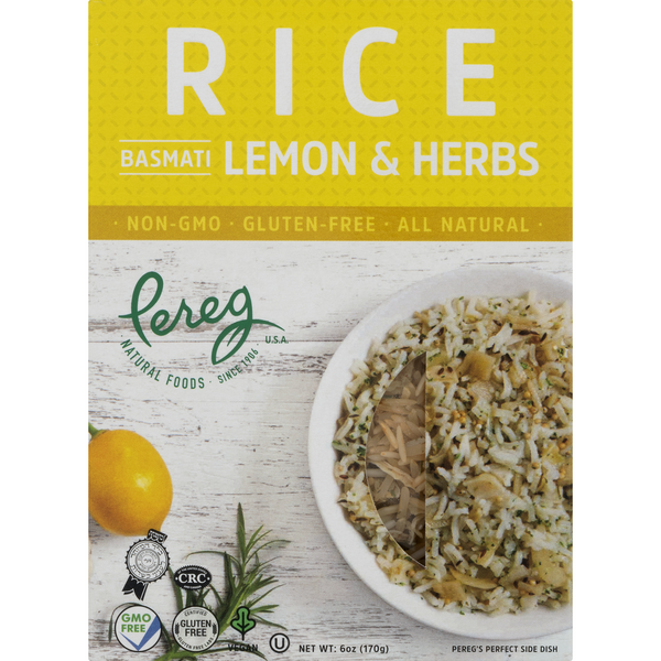 Save on Pereg Basmati Rice Lemon & Herbs All Natural Gluten Free Order