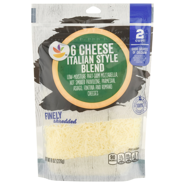 Our Brand Finely Shredded 6 Cheese Italian Style Blend