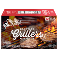 Philly Gourmet Backyard Grillers Beef Patties - 12 ct Frozen