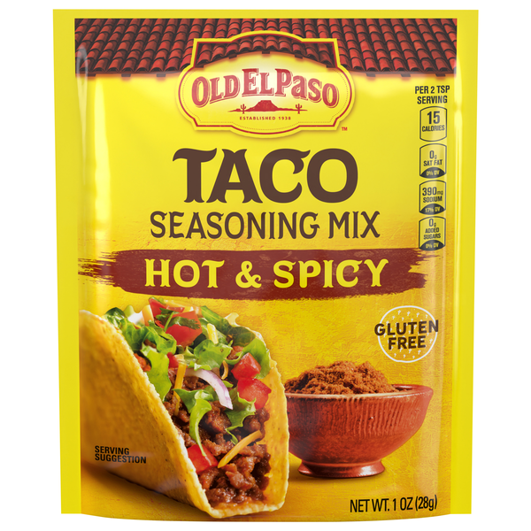 Old El Paso Hot & Spicy Taco Seasoning Mix Packet
