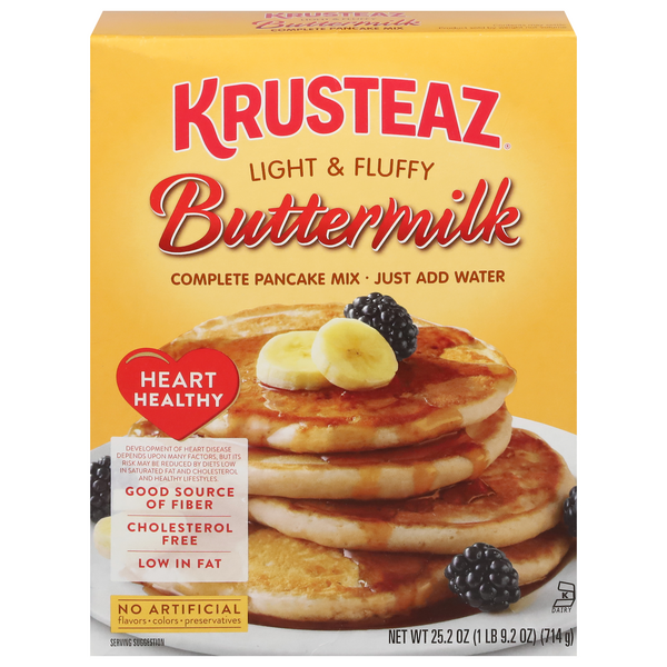 Save on Krusteaz Complete Pancake Mix Buttermilk Light & Fluffy Order