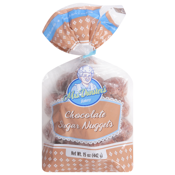Mrs. Dunster's Chocolate Sugar Nuggets Donuts