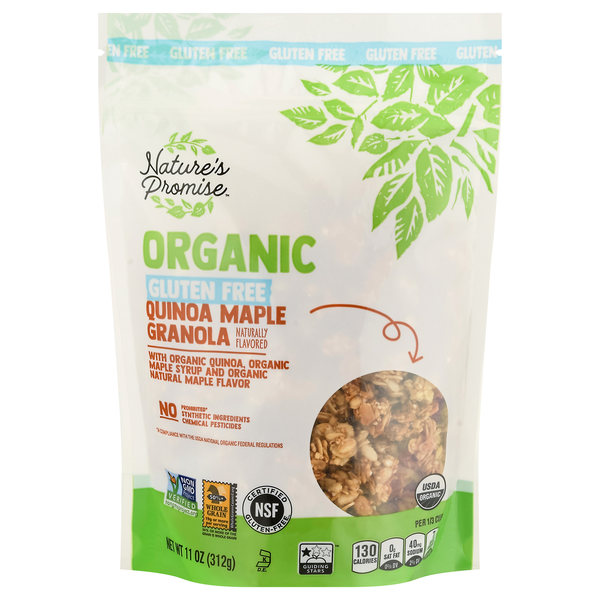 Nature's Promise Organic Gluten Free Quinoa Maple Granola