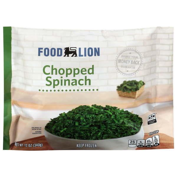 Food Lion Chopped Spinach Frozen
