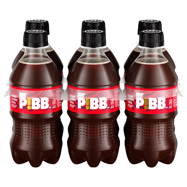 Mr. Pibb Kickin' Cherry Soda - 6 pk