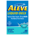 Aleve Naproxen Sodium Pain Relief 220 mg Liquid Gels