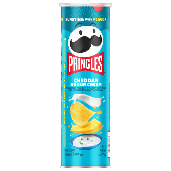 Pringles Cheddar & Sour Cream Potato Crisps Chips