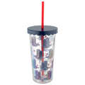 Smart Living Summer Straw Tumbler Cowboy Boots