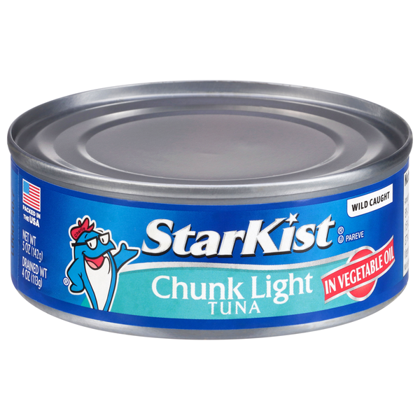 StarKist Wild Caught Chunk Light Tuna in Vegetable Oil