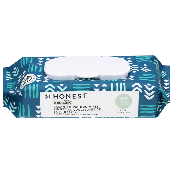 Honest Balance Blues Sensitive Fragrance Free Baby Wipes