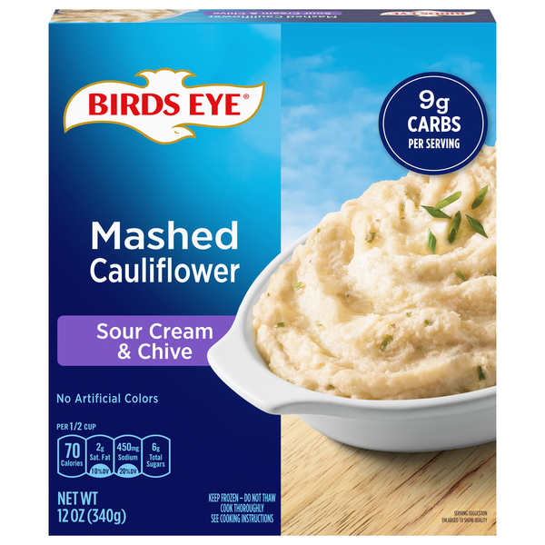 Birds Eye Sour Cream & Chive Mashed Cauliflower Frozen