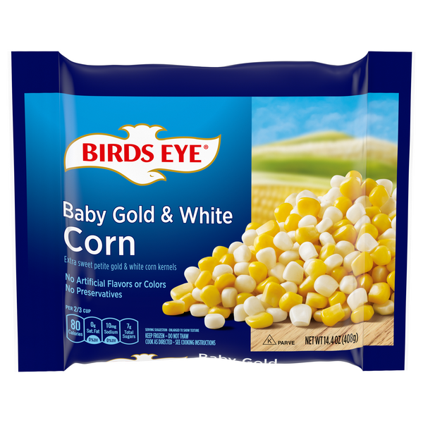 Birds Eye Baby Gold & White Corn Frozen