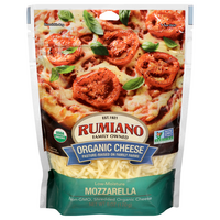 Rumiano Organic Pasture Raised Shredded Mozzarella Cheese