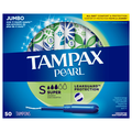 Tampax Pearl Unscented Super Tampons