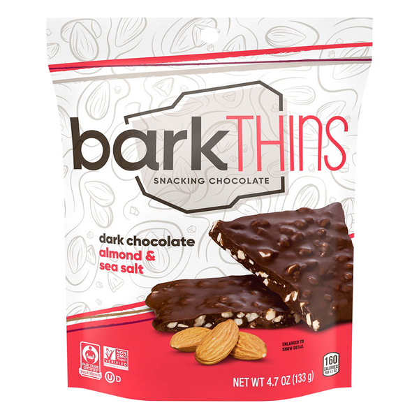 barkTHINS Snacking Dark Chocolate Almond & Sea Salt
