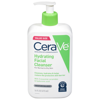 CeraVe Hydrating Facial Cleanser Normal to Dry Skin Pump Hyaluronic Acid