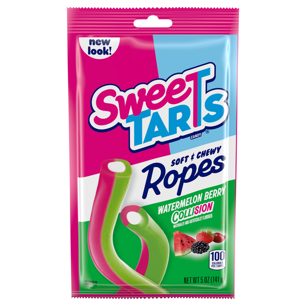 SweeTARTS Ropes Watermelon Berry Collision Chewy Candy