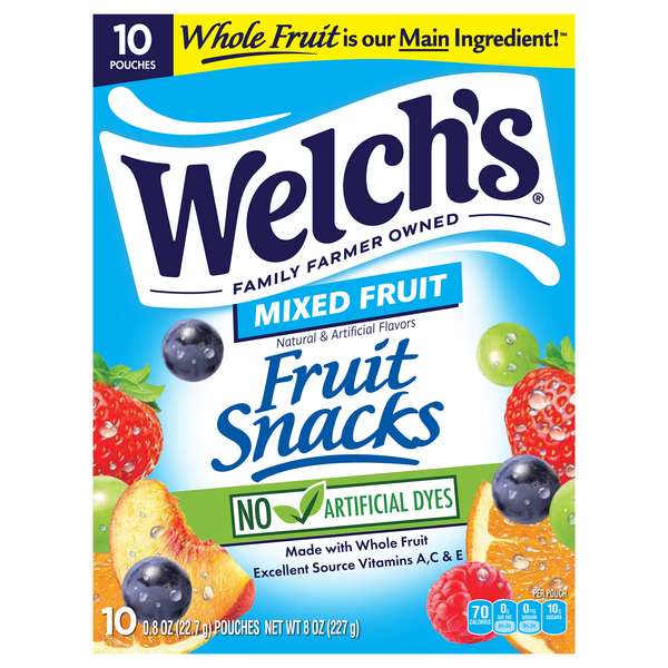 Welch's Fruit Snacks Mixed Fruit - 10 ct