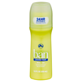 Ban Powder Fresh Invisible Roll-On Antiperspirant Deodorant