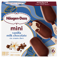 Haagen-Dazs Mini Vanilla Milk Chocolate Ice Cream Bars - 6 ct