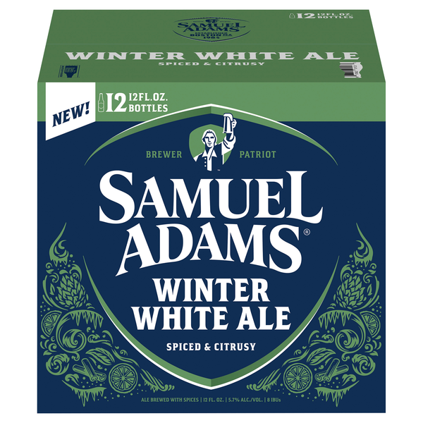 Samuel Adams Winter White Ale Beer - 12 pk