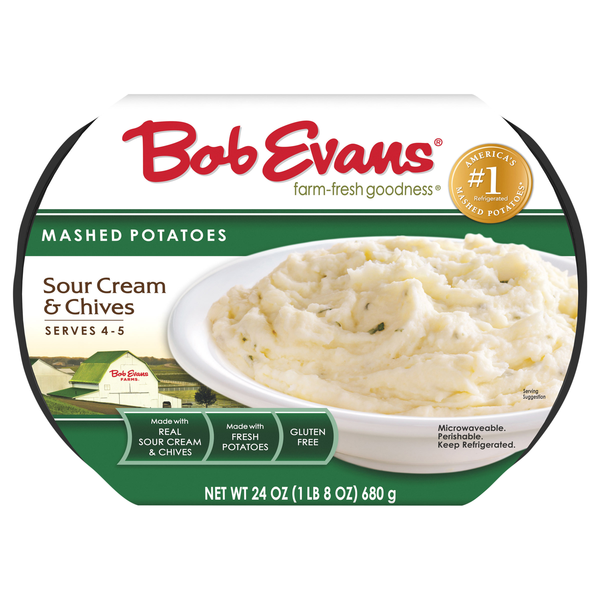 Bob Evans Gluten Free Sour Cream & Chive Mashed Potatoes