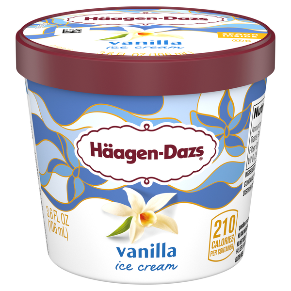 Haagen-Dazs Vanilla Ice Cream Single Serve
