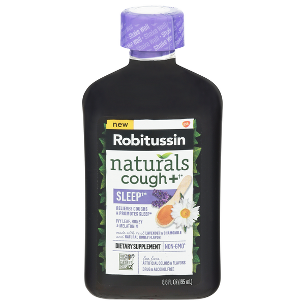 Save on Robitussin Naturals Cough + Sleep Ivy Leaf Honey & Melatonin