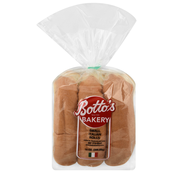 Botto's Bakery Italian Rolls Small - 6 ct