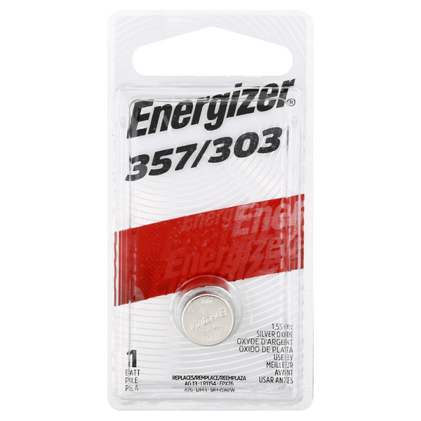 Energizer Silver Oxide Battery 357/303 1.55V