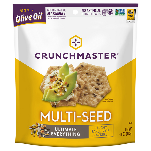 Crunchmaster Gluten Free Multi-Seed Ultimate Everything Rice Crackers