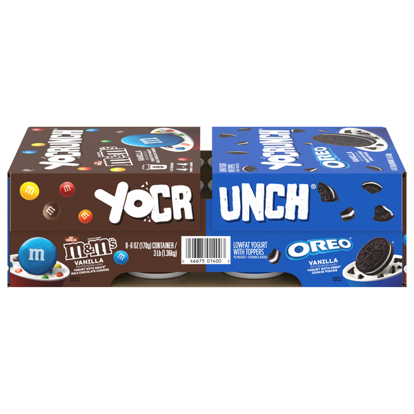 Save on YoCrunch Low Fat M&M's & Oreo Vanilla Yogurt Cup Variety Pack
