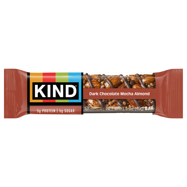 KIND Nuts & Spices Gluten Free Dark Chocolate Mocha Almond Bar