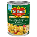 Del Monte Whole Kernel Southwest Corn with Poblano & Red Peppers