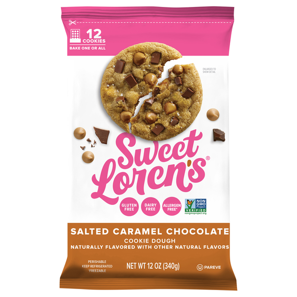 Sweet Loren's Gluten & Dairy Free Salted Caramel Chocolate Cookie Dough