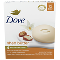 Dove Purely Pampering Shea Butter w/Vanilla Scent Beauty Soap Bar - 12 ct