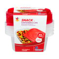 Our Brand Snack Containers & Lids 1 3/16 Cups